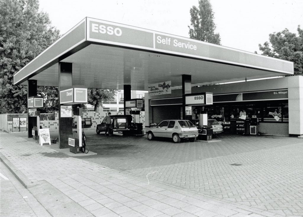 Benzinestation in Gouda